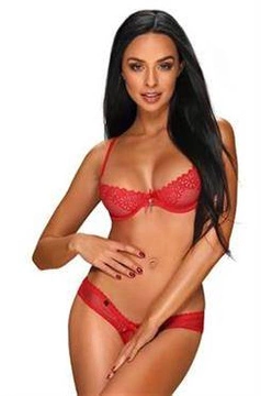 Komplet Alabastra 2-częściowy Czerwony