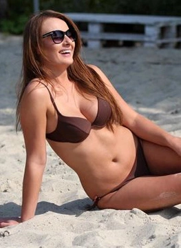 Kostium kąpielowy Cathy M-048 Brown (Brązowy)