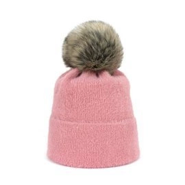 Czapka Soft Fluff Różowa