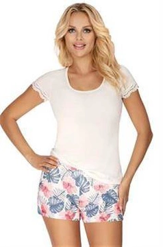 Piżama Mila 1/2 Ecru