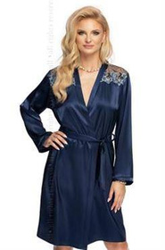 Szlafrok Elodie Navy Blue