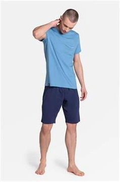 Piżama Duty 38881-95X Niebiesko-Granatowa