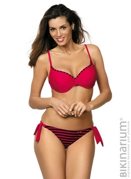 Kostium kąpielowy Maya Paski-Venere M-359 (3) czerwony