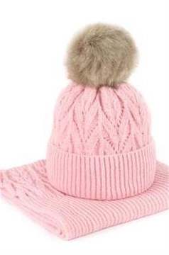 Komplet Łomnica Jasny Różowy